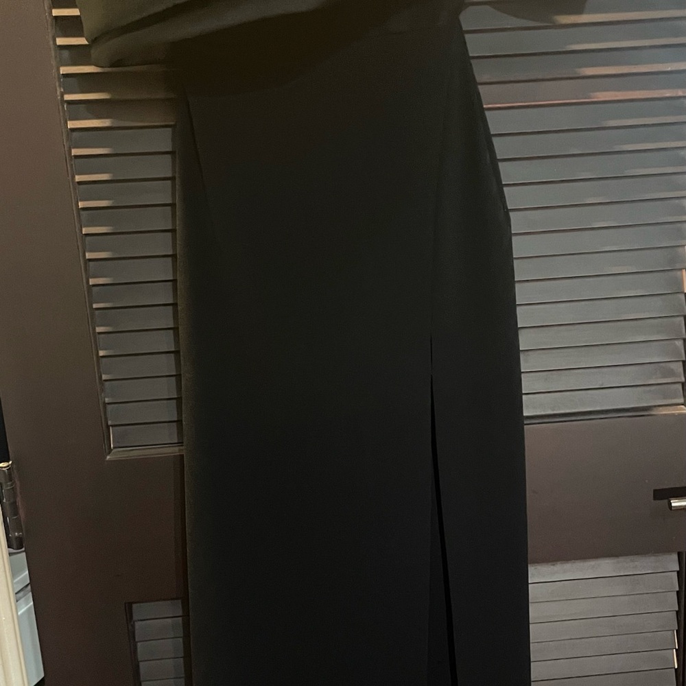 Solace London Black Maxi Skirt